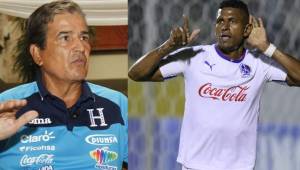 El entrenador Jorge Luis Pinto y el delantero Carlo Costly mantuvieron una polémica el año pasado, se reconciliaron pero el 'Cocherito' no piensa en la Bicolor.