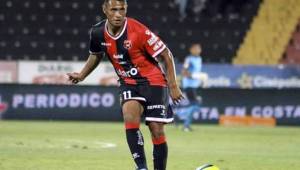 Alex López ahora utilizará el dorsal número 10 con el Alajuelense de Costa Rica.