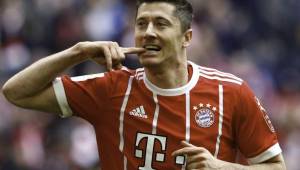 El delantero poloco, Robert Lewandowski, dice que le gustaría retirarse del fútbol en el Bayern Munich. Foto agencia