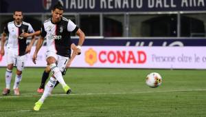 Cristiano Ronaldo ha vuelto a marcar con la camisa de Juventus y lo hizo desde el punto penal ante el Bologna.