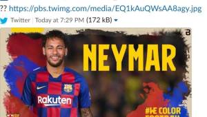 En las cuentas oficiales del FC Barcelona anunciaron el regreso de Neymar al club, pero resulta que estas fueron hackeadas.