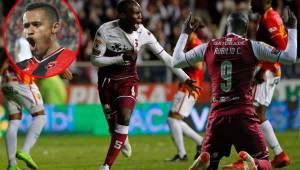 Rubilio Castillo ya celebró media docena de goles con la camisa morada.