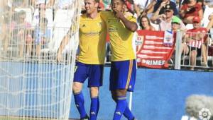 El hondureño jugó 86 minutos en la victoria del Cádiz sobre el Almería (2-1) en el estadio de los Juegos Mediterráneos.