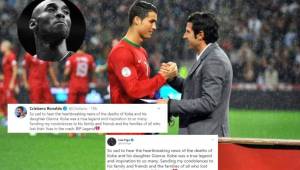Tanto Luis Figo como Cristiano Ronaldo publicaron el mismo mensaje a través de sus redes sociales.