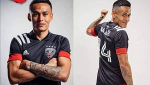 Andy Najar luciendo el dorsal 14 en el DC United de la Major League Soccer.