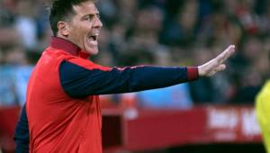 El anuncio de la enfermedad de Berizzo es un duro golpe para el equipo sevillista. Foto AFP