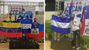 Michell Ramírez y Omar Oyuela dan nuevas alegrías a Honduras con sus medallas de oro en el CCCAN.