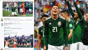 Los jugadores mexicanos mostraron su felicidad tras el partido en redes sociales.