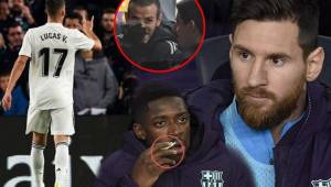 Te dejamos algunas imágenes de todo lo que se vio en TV del Barcelona-Real Madrid por la ida de las semifinales de Copa del Rey. Mirá cómo fue la reacción de Navas tras el empate azulgrana y la de Messi al final del duelo.