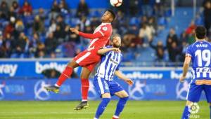 Choco Lozano solo pudo disputar 36 minutos en lo que pudo ser su último partido con el Girona.