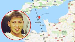 Emiliano Sala se dirigía hacia Cardiff cuando su avioneta desapareció.