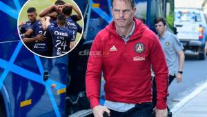 Frank de Boer, técnico del Atlanta United, dice que un empate este martes ante Motagua 'sería un buen resultado' para definirlo en casa.