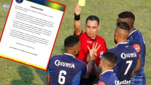 El Motagua emitió un comunicado en el que rechaza que el nombramiento de Rodríguez para el primer partido de la final ante Olimpia. Foto DIEZ