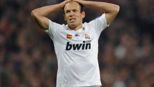 Robben estuvo en el Real Madrid desde el 2007 hasta el 2009.