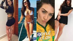 Ella es Flavia Pavanelli, la hermosa amiga que tiene el jugador del Barcelona, Neymar Jr. ¡Es una belleza!