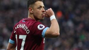 El Chicharito Hernández contó que su futuro estaría fuera del West Ham medios lo vinculan con España. Foto AFP