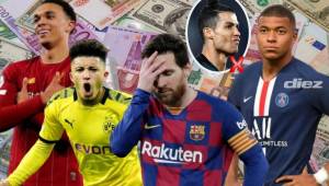 Transfermarket dio a conocer a los futbolistas más caros del mundo tras el efecto del coronavirus, Cristiano Ronaldo no aparece ni en los primeros 10 y Messi tiene un puesto sorpresivo.