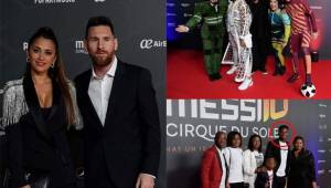 El show del Cirque du Soleil presentó la obra Messi10 que repasa la vida de la 'Pulga' y cómo llegó a la élite del fútbol mundial. Su mujer Antonella se robó las miradas con su nuevo 'look'.