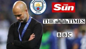 The Sun, The Times y BBC, entre otros diarios ingleses, atizan contra Pep Guardiola tras perder la Champions League ante el Chelsea.