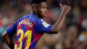 Ansu Fati todavía tiene contrato como jugador del Barcelona B, pero pronto será oficialmente de la primera plantilla.