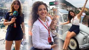 El próximo domingo las tres guapas periodistas latinas que cubren la F1 estarán en México: Noemí de Miguel, Giselle Zarur y Jessika Fortunato.