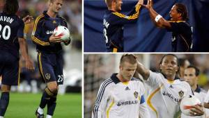 El delantero hondureño fue fichado por el Galaxy en el 2007 y logró hacer una buena relación con David Beckham, la estrella inglesa.