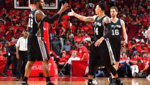 San Antonio llegó como segundo mejor clasificado de la conferencia del Oeste, superado solamente por los Warriors. Fotos AFP.