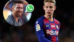 De Jong espera que cuando regrese a Barcelona pueda encontrarse con Messi y disputar junto una nueva temporada.