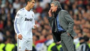 Cristiano Ronaldo y Mourinho compartieron vestuario en el Real Madrid junto a Adebayor.