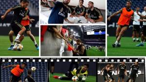 El Real Madrid realizó su último entrenamiento en la ciudad de Houston antes de enfrentar al Bayern Munich en la International Champions Cup. Estás fueron las mejores imágenes que dejó la práctica, ¿Viste la volada de Keylor? Fotografías: Real Madrid.