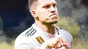 Luka Jovic se va a poner mañana de manera oficial la camisa del Real Madrid.