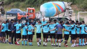 Motagua sigue entrenando y preparándose para disputar las semifinales del Apertura. El Ciclón ha recuperado piezas importantes. Foto DIEZ