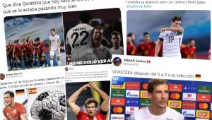 ''No me dolió ver a Messi así. Me he divertido, la he pasado bien'', dijo Leon Goretzka en agosto cuando el Bayern eliminó al Barcelona de la Champions League. Tres meses después, el karma hizo efecto y en las redes sociales lo humillaron.