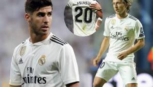 Marco Asensio utiliza el dorsal 20 en el Real Madrid pero se visualiza con la 10 en un futuro.