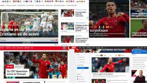 El atacante de Portugal brilló marcándole tres goles a la poderosa España en el debut en el grupo B del Mundial de Rusia 2018. ¡Ahhh! Vean la portada de Olé al 'bicho'.