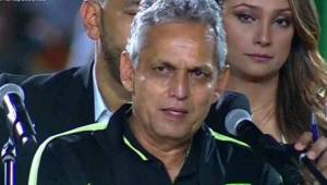 El entrenador Reinaldo Rueda se mostró muy conmocionado por lo sucedido con los jugadores del Chapecoense y dio un discurso muy emotivo. Foto cortesía