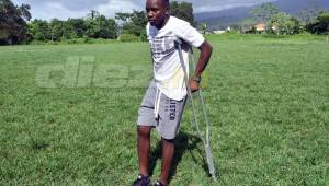 El delantero Carlos Mejía Zapata espera recuperarse a tiempo para poder jugar el Mundial Sub-17 de La India. Fue el goleador de Honduras en Premundial. Foto DIEZ