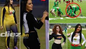 La última jornada del torneo Apertura de la Liga Nacional de Honduras se engalana con hermosas chicas en cada estadio de las diferentes ciudades.