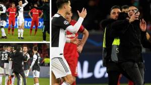 Al final del partido entre Juventus y Leverkusen que terminó con victoria para los italianos, se dio una escena polémica con Cristiano Ronaldo. Un hincha lo agarró para tomarse una selfie y el portugués se enojó.