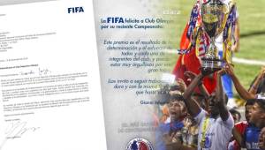 Olimpia recibió la felicitación por parte del presidente de la FIFA, Gianni Infantino.