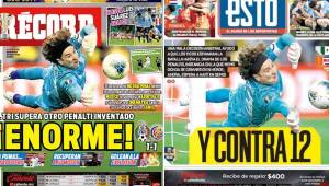México se tuvo que ir hasta los penales ante Costa Rica para clasificar a las semifinales de la Copa Oro. 'Memo' Ochoa se robó las portadas.