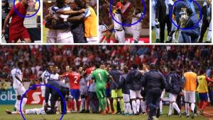 Honduras empató 1-1 con Costa Rica en el Nacional de San José y ahora deberá jugarse la vida el martes. Estas son las imágenes que no mostró la televisión. Fotos La Nación, EFE, AFP y Robert Vindas