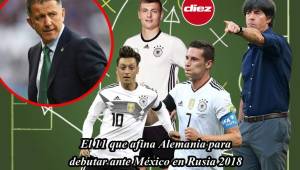 El diario alemán Bild publicó la posible alineación con la que Alamania debutará ante México en Rusia 2018. Joachim Low, técnico de los teutones, saldrá con Neuer en la portería y tendrá un mediocampo de ensueño.