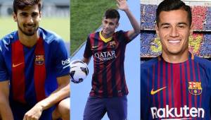 André Gomes, Neymar y Coutinho son de los fichajes más caros del Barcelona.