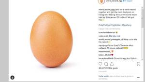 La fotografía del huevo que se hizo viral de la que todo mundo está hablando.