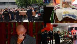 El funeral del futbolista español José Antonio Reyes, que este sábado falleció a los 35 años en un accidente de tránsito en Sevilla, tuvo lugar en el estadio Sánchez Pizjuán.