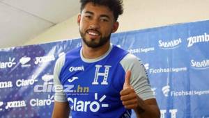 Danny Acosta ya suda los colores de la Selección de Honduras. Fotos: Neptalí Romero / DIEZ.HN