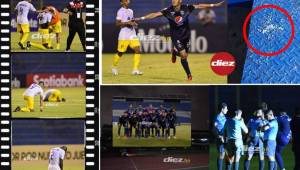 El equipo Azul logró su clasificación a los cuartos de final de la Liga Concacaf tras empatar (1-1) en en el estadio Olímpico contra el Managua FC. Aquí te dejamos algunas imágenes de ese partido. FOTOS: Edwin Romero y Yoseph Amaya.