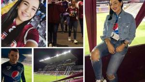 Virginia Varela, pareja del volante del Ciclón, viajó a Costa Rica para apoyarlo en esta ida de final de Liga Concacaf. Acá las imágenes del ambiente en el Ricardo Saprissa.