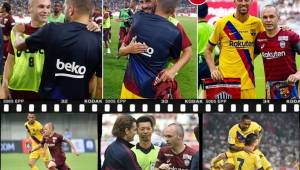 Te dejamos las mejores imágenes del triunfo del Barcelona sobre el Vissel Kobe en Japón. Iniesta se volvió a reencontrar con su excompañeros en una emotiva noche vivida en el Estadio Parque Misaki.